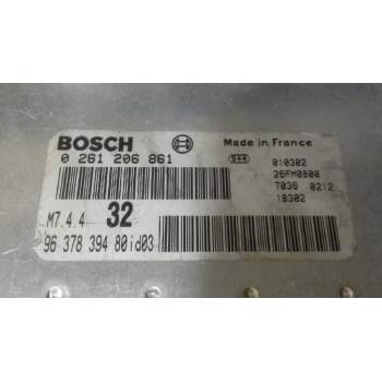 Recambio de centralita motor uce para peugeot 306 break referencia OEM IAM 0261206861 9637839480 