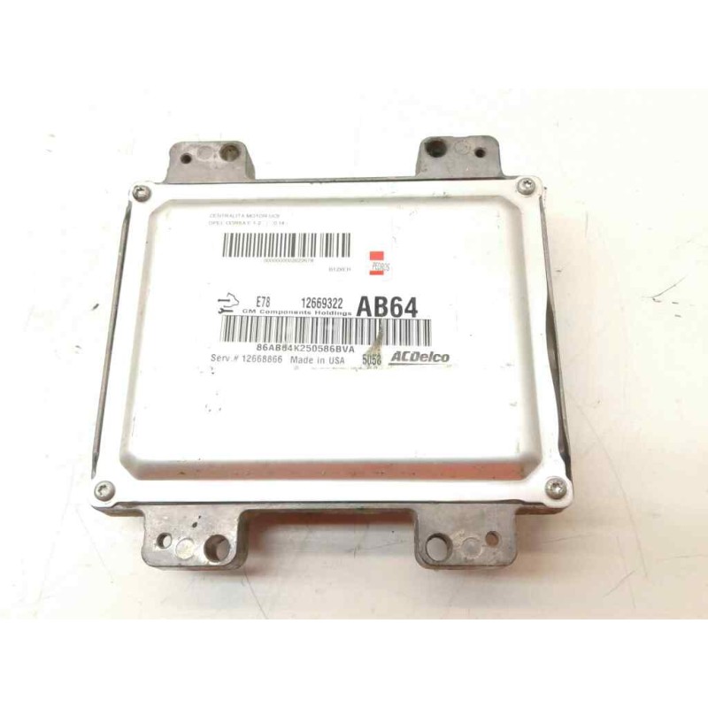 Recambio de centralita motor uce para opel corsa e 1.2 referencia OEM IAM 86AB64K250586BVA 12669322 