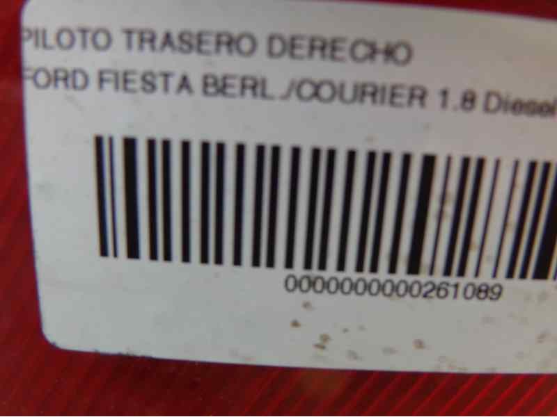 Recambio de piloto trasero derecho para ford fiesta berl./courier porto referencia OEM IAM 7070864  