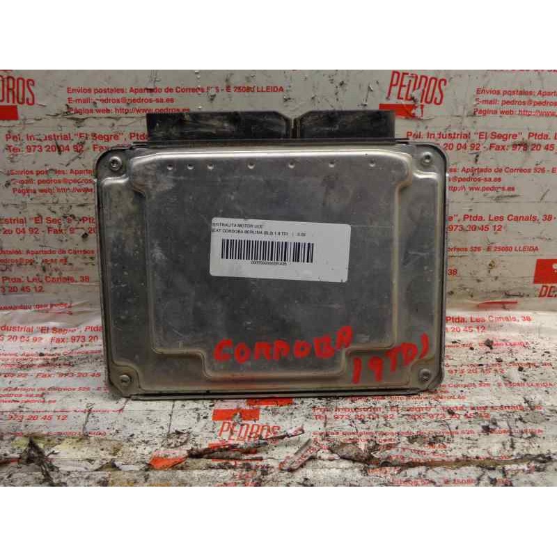 Recambio de centralita motor uce para seat cordoba berlina (6l2) 1.9 tdi referencia OEM IAM 028906019 188 