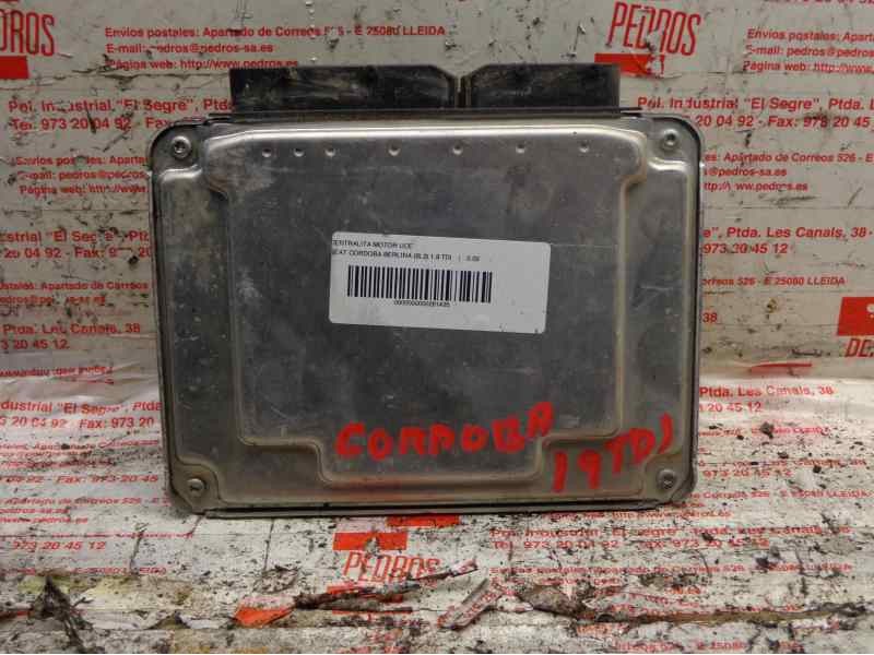 Recambio de centralita motor uce para seat cordoba berlina (6l2) 1.9 tdi referencia OEM IAM 028906019 188 