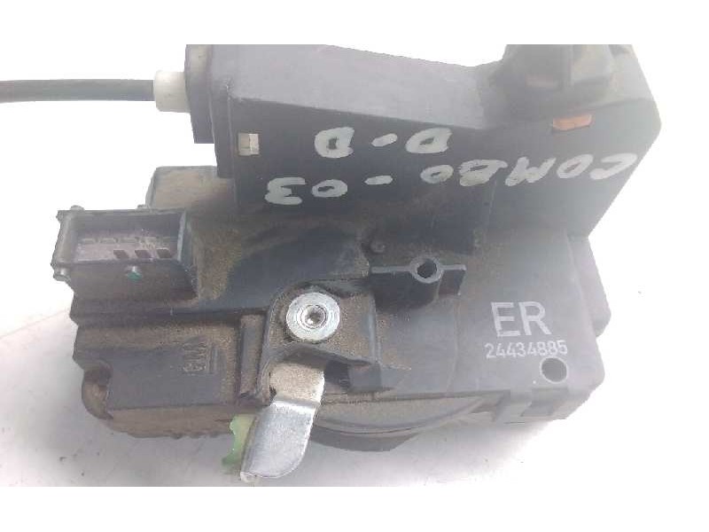 Recambio de cerradura puerta delantera derecha para opel combo (corsa c) referencia OEM IAM ER24434885  