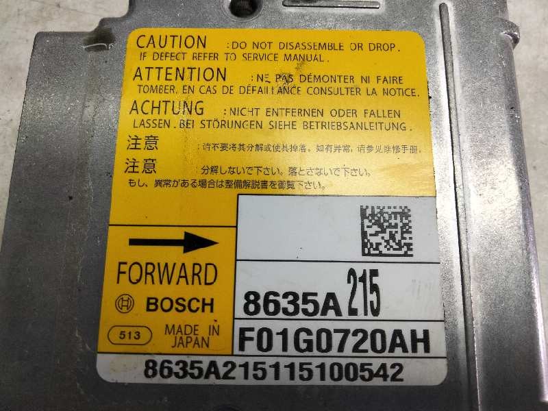 Recambio de centralita airbag para mitsubishi asx (ga0w) 1.8 di-d cat referencia OEM IAM 863A215  