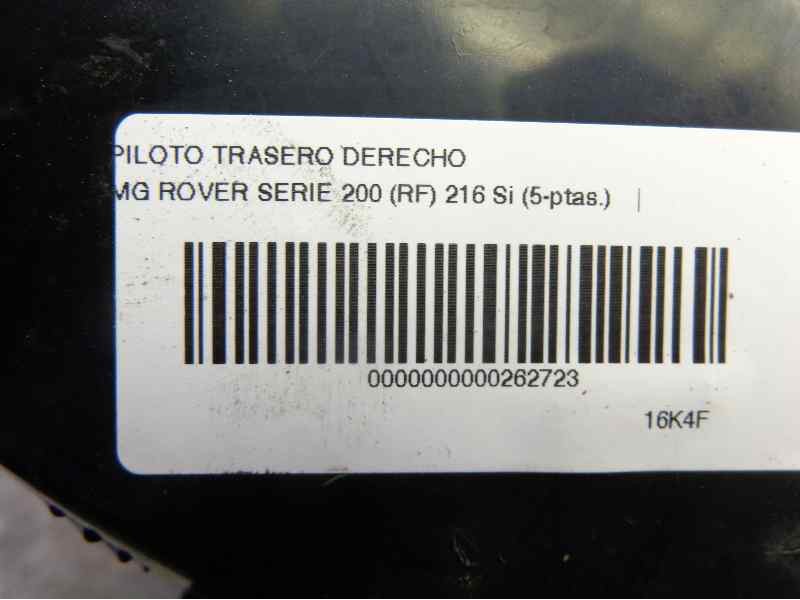 Recambio de piloto trasero derecho para mg rover serie 200 (rf) 216 si (5-ptas.) referencia OEM IAM XFB10088  
