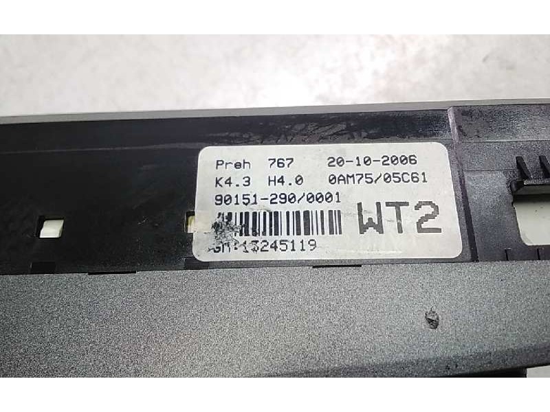 Recambio de mando calefaccion / aire acondicionado para opel zafira b cosmo referencia OEM IAM 13245119  