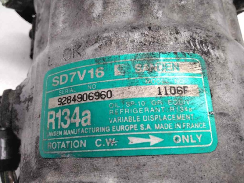 Recambio de compresor aire acondicionado para peugeot partner (s1) 1.9 diesel referencia OEM IAM SD7V16 9284906960 