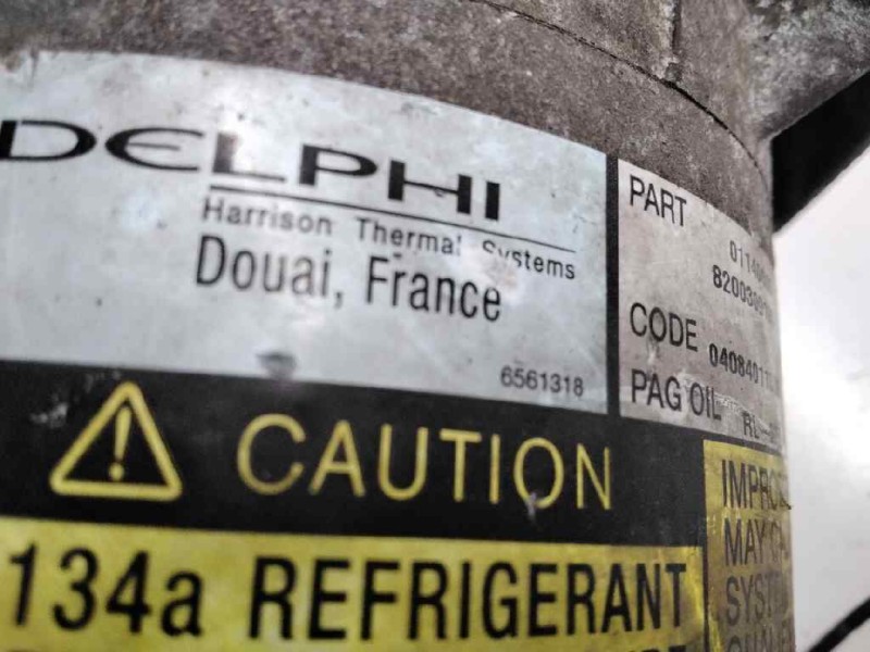 Recambio de compresor aire acondicionado para renault megane ii berlina 5p 1.9 dci diesel referencia OEM IAM 6561318 8200309193 