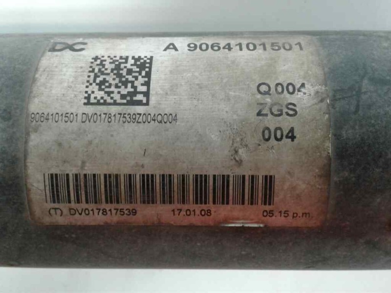 Recambio de transmision central para mercedes sprinterii caja cerrada (desde 01.06) 311/315 cdi 4x4 (906.631/633/635/637) refere