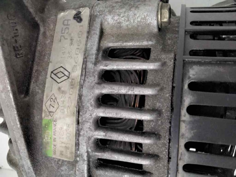Recambio de alternador para renault twingo (co6) 1.2 (c066/67/68) referencia OEM IAM 7700860601 14V 75A 