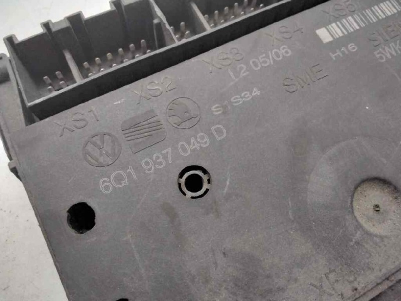 Recambio de centralita check control para seat ibiza (6l1) 1.9 tdi referencia OEM IAM 6Q1937049D  