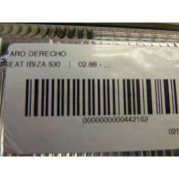 Recambio de faro derecho para seat ibiza sxi referencia OEM IAM SE021930008C  