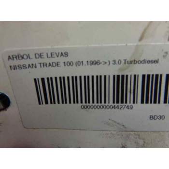 Recambio de arbol de levas para nissan trade 100 3.0 turbodiesel referencia OEM IAM   