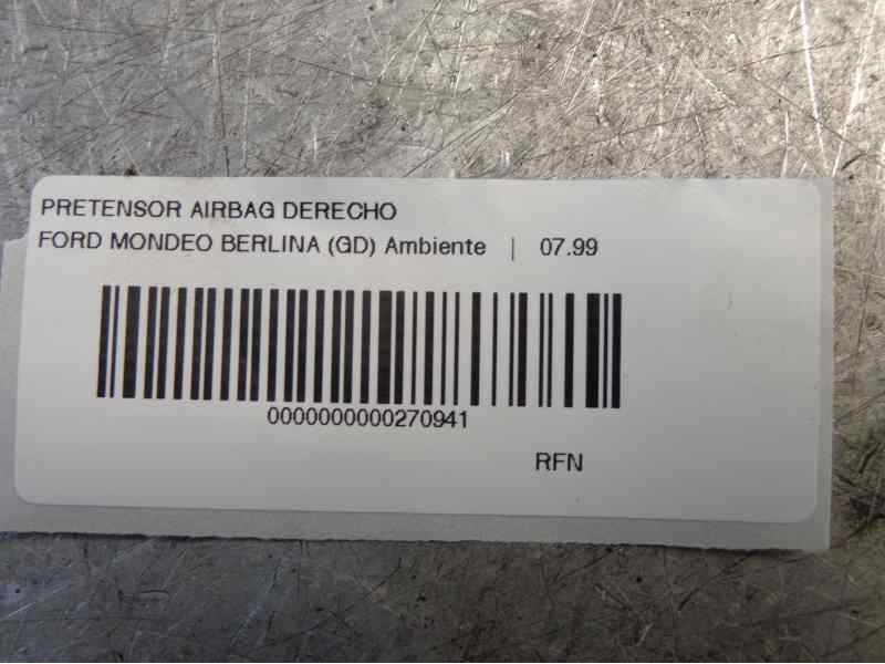 Recambio de pretensor airbag derecho para ford mondeo berlina (gd) 1.8 turbodiesel cat referencia OEM IAM   