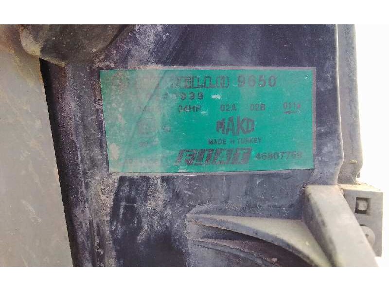 Recambio de faro derecho para fiat doblo cargo (223) 1.9 jtd sx furg. panorama referencia OEM IAM D40540748  