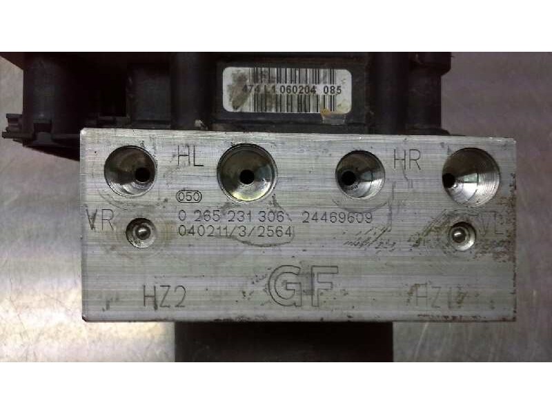 Recambio de abs para opel corsa c essentia referencia OEM IAM 0265231306  