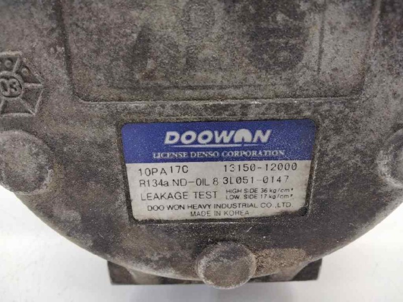 Recambio de compresor aire acondicionado para kia carnival ii 2.9 cdri ex referencia OEM IAM 1315012000  