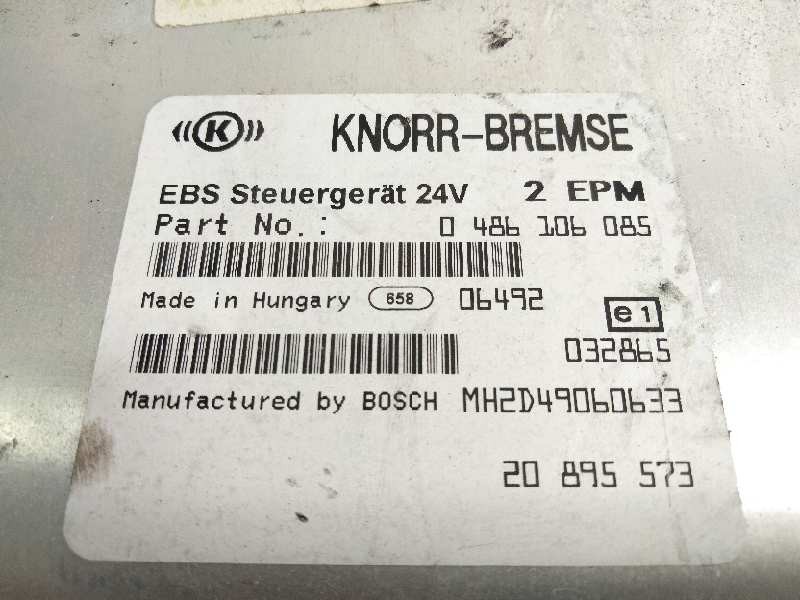 Recambio de centralita ebs para renault premium distribution fas 4x2 corto referencia OEM IAM 0486106085  
