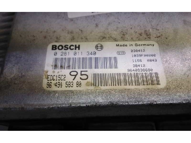 Recambio de centralita motor uce para citroen c5 berlina 2.0 hdi premier referencia OEM IAM 0281011340  