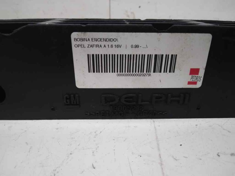 Recambio de bobina encendido para opel zafira a 1.6 16v referencia OEM IAM 19005212  119342