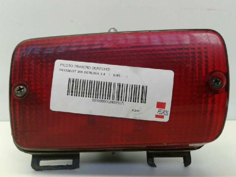 Recambio de piloto trasero derecho para peugeot 205 berlina 1.4 referencia OEM IAM   