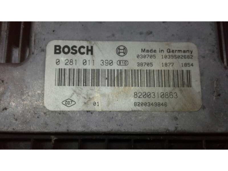 Recambio de centralita motor uce para renault megane ii berlina 5p confort dynamique referencia OEM IAM 0281011390 205 