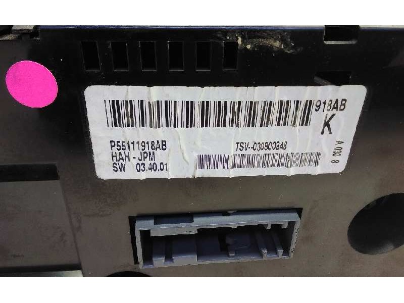 Recambio de mando climatizador para chrysler grand voyager lx referencia OEM IAM P55111918AB  