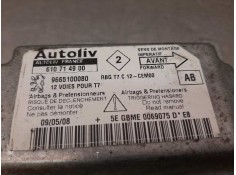 Recambio de centralita airbag para peugeot 308 1.6 16v hdi referencia OEM IAM 9665100080 610714900  2