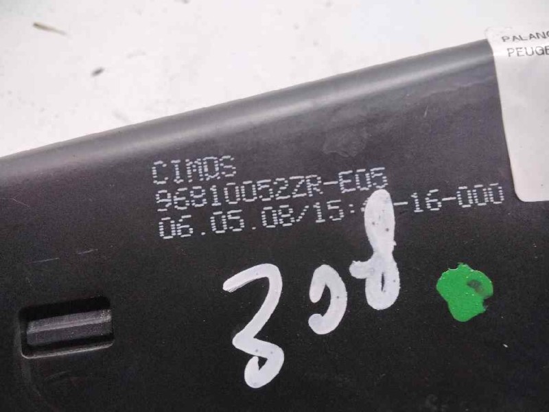 Recambio de palanca freno de mano para peugeot 308 1.6 16v hdi referencia OEM IAM 96810052ZR  