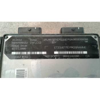 Recambio de centralita motor uce para peugeot 206 berlina diesel referencia OEM IAM 9650359580 9651142280 81265A