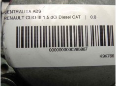 Recambio de centralita abs para renault clio iii 1.5 dci diesel cat referencia OEM IAM    2