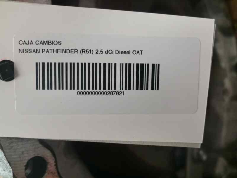 Recambio de caja cambios g para nissan pathfinder (r51) 2.5 dci diesel cat referencia OEM IAM 3DX6C NV 