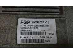 Recambio de centralita motor uce para opel corsa c silverline referencia OEM IAM  148  2