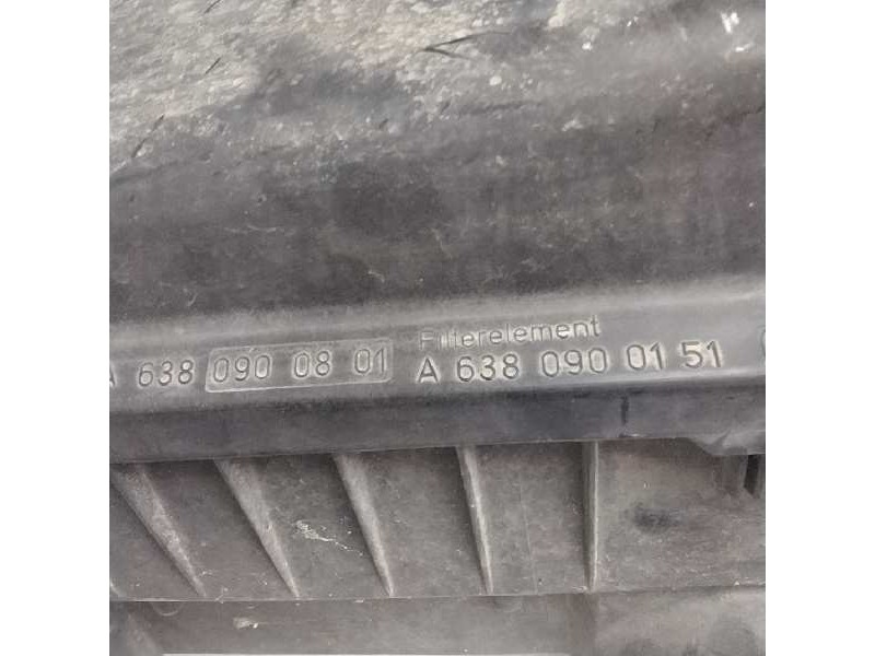 Recambio de caja filtro de aire para mercedes vito caja cerrada 6.03  2.1 cdi cat referencia OEM IAM A6380900151 A6380900801 120