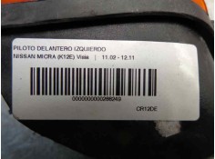 Recambio de piloto delantero izquierdo para nissan micra (k12e) visia referencia OEM IAM 26135AX600   2
