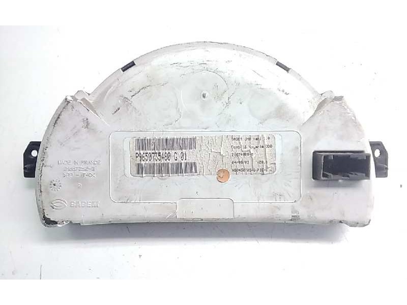 Recambio de cuadro instrumentos para citroen c3 1.4 referencia OEM IAM P9650735480  