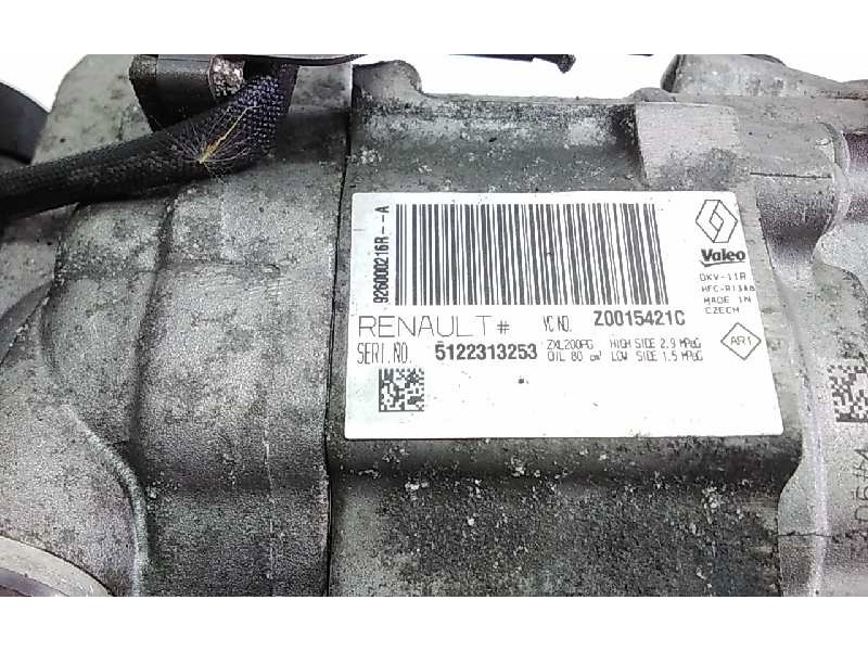 Recambio de compresor aire acondicionado para dacia sandero laureate referencia OEM IAM 5122313253  