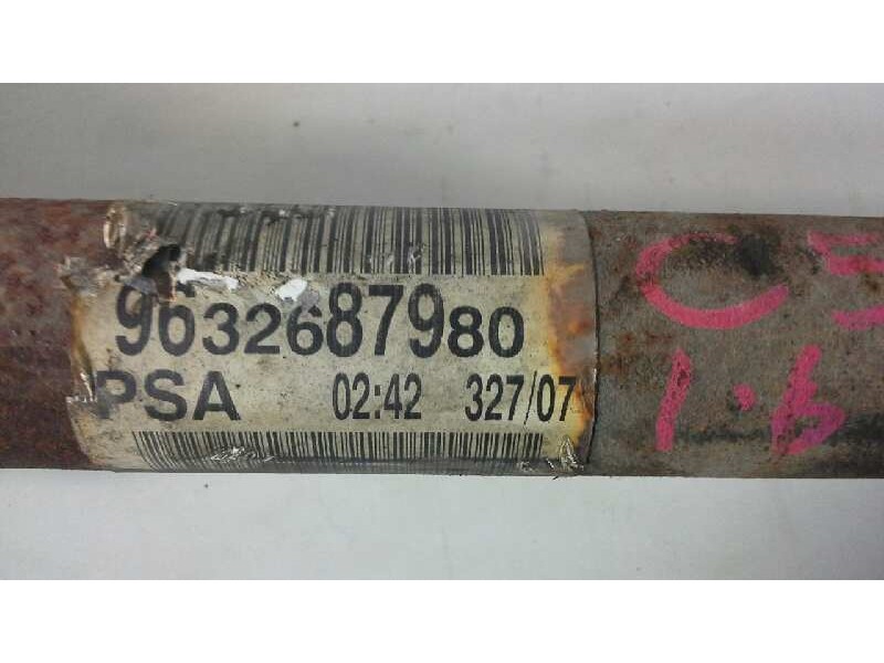 Recambio de transmision delantera derecha para citroen c5 station wagon 1.6 16v hdi fap referencia OEM IAM 9632687980  