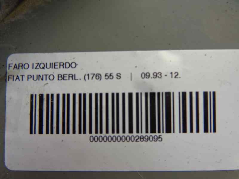 Recambio de faro izquierdo para fiat punto berl. (176) 55 s referencia OEM IAM 0046481414  