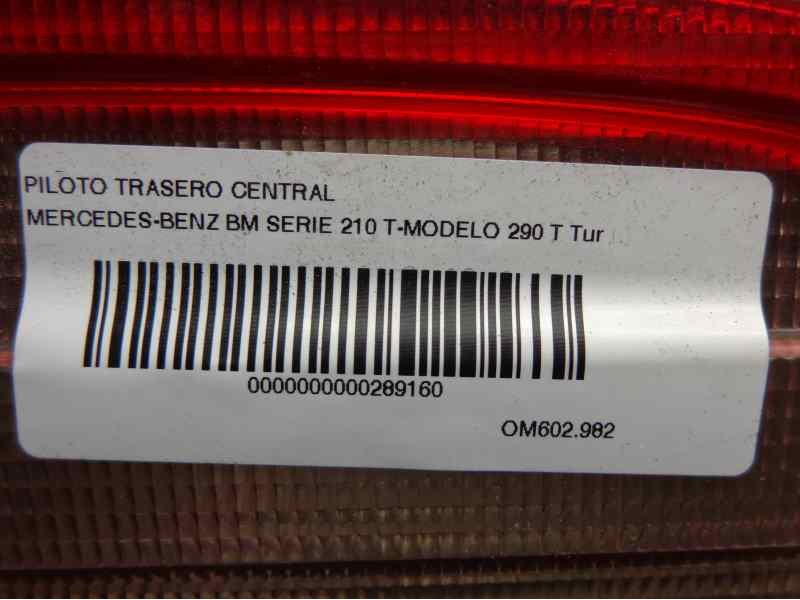 Recambio de piloto trasero central para mercedes clase e (w210) familiar 290 t turbodiesel (210.217) referencia OEM IAM   