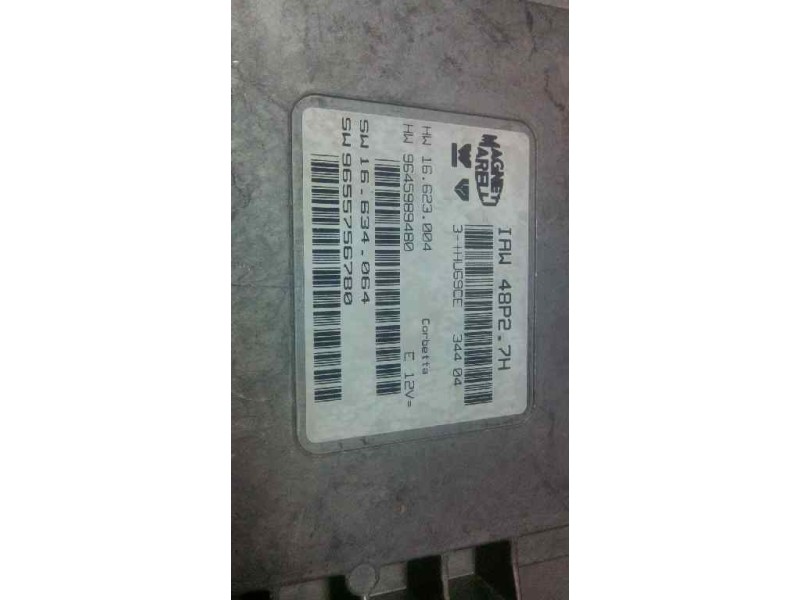 Recambio de centralita motor uce para citroen c2 sx referencia OEM IAM 1938VY 323 