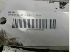 Recambio de culata para citroen c2 1.4 hdi referencia OEM IAM C0376647  120987 2