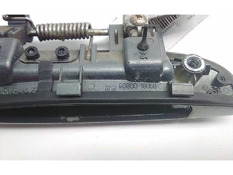 Recambio de maneta exterior trasera derecha para kia rio 1.6 emotion referencia OEM IAM 8366016050  
