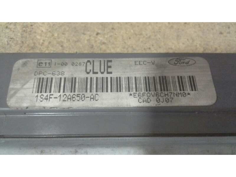 Recambio de centralita motor uce para ford focus berlina (cak) 1.8 tddi turbodiesel cat referencia OEM IAM 1S4F-12A650-AC E6FQV6
