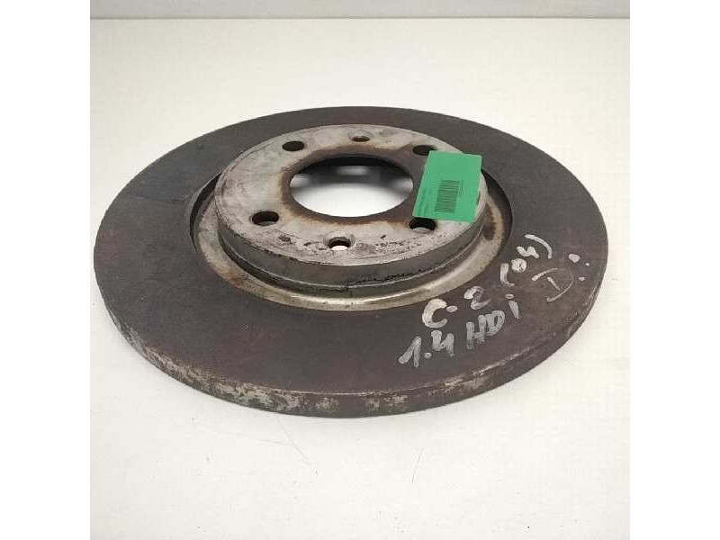 Recambio de disco freno delantero para citroen c2 1.1 referencia OEM IAM   121159