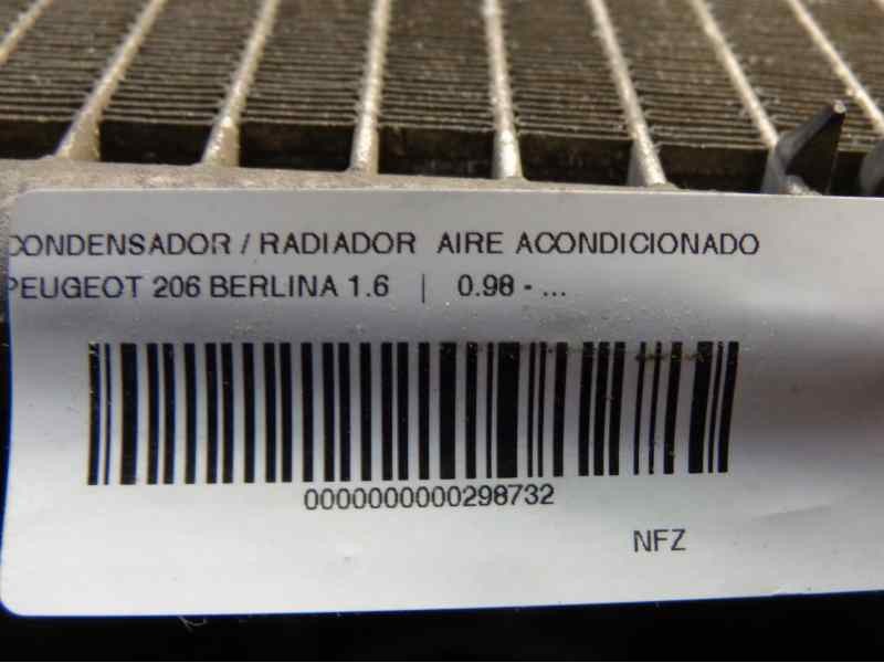 Recambio de condensador / radiador aire acondicionado para peugeot 206 berlina 1.6 referencia OEM IAM   