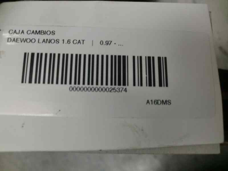 Recambio de caja cambios para daewoo lanos 1.6 cat referencia OEM IAM NS  121279