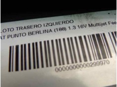 Recambio de piloto trasero izquierdo para fiat punto berlina (188) 1.3 16v multijet feel referencia OEM IAM 0051721479   2