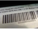 PILOTO TRASERO IZQUIERDO 0051721479 