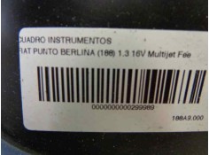 Recambio de cuadro instrumentos para fiat punto berlina (188) 1.3 16v multijet feel referencia OEM IAM 0051703281   2