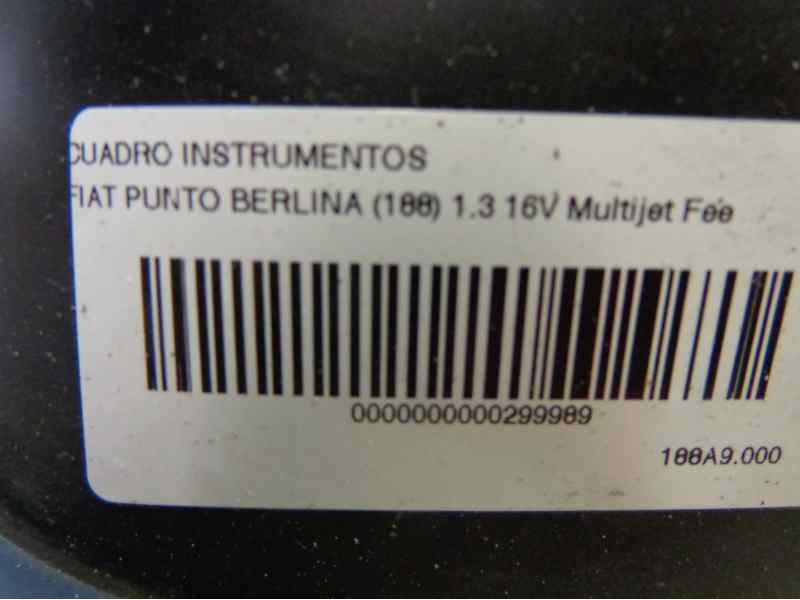 Recambio de cuadro instrumentos para fiat punto berlina (188) 1.3 16v multijet feel referencia OEM IAM 0051703281  